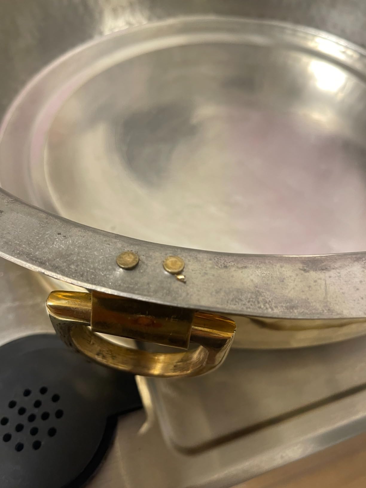P-TAL Brass Lagaan | Cookware and Serveware | Pure Brass for Ayurvedic Health Benefits | Naturally Non Stick customer photo 2