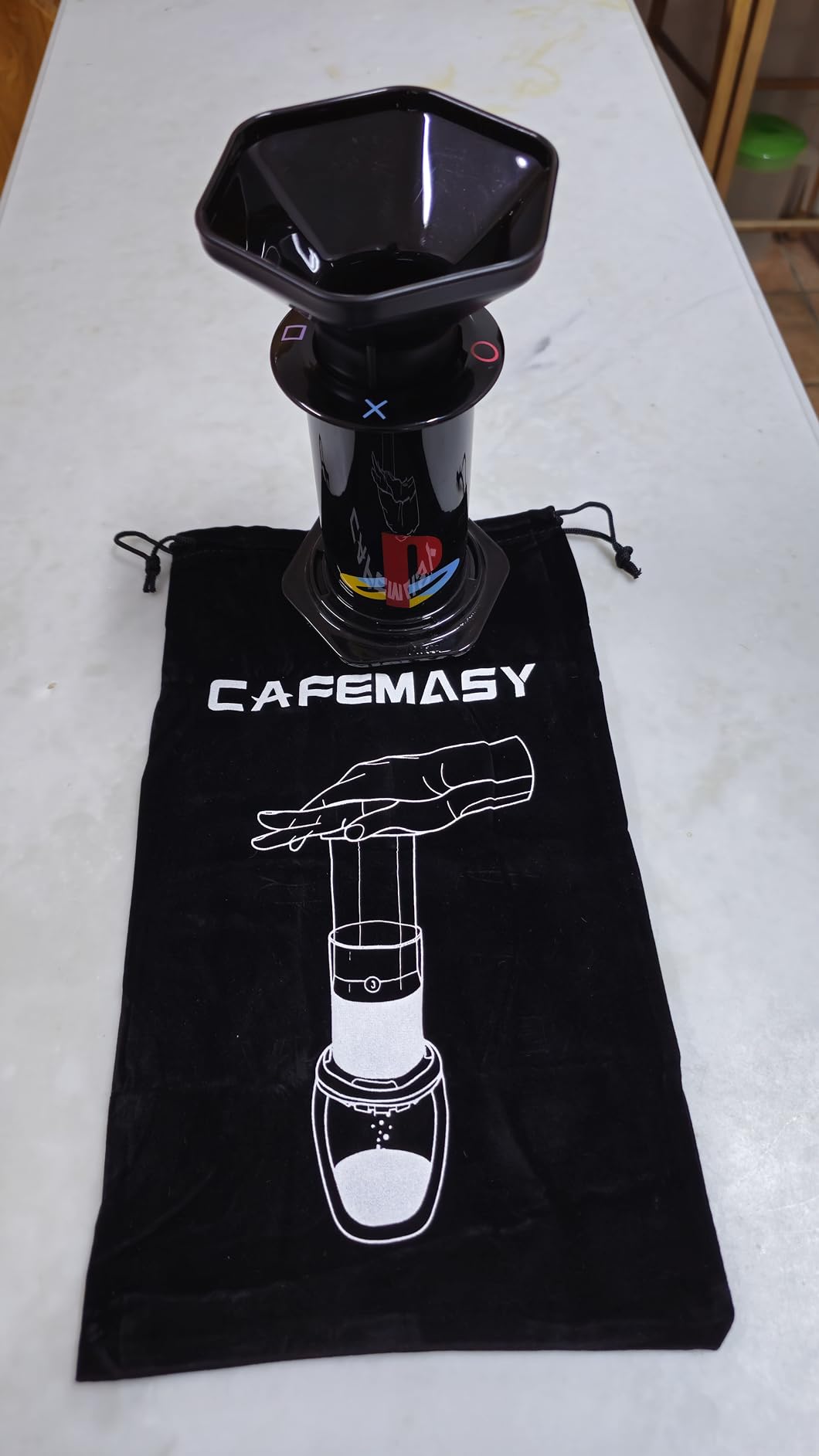 CAFEMASY Coffee Funnel and Travel Bag Kit Compatible with Aeropress Original Go XL Portable Espresso Coffee Maker Replacement Parts Coffee Accessories Tool customer photo 2