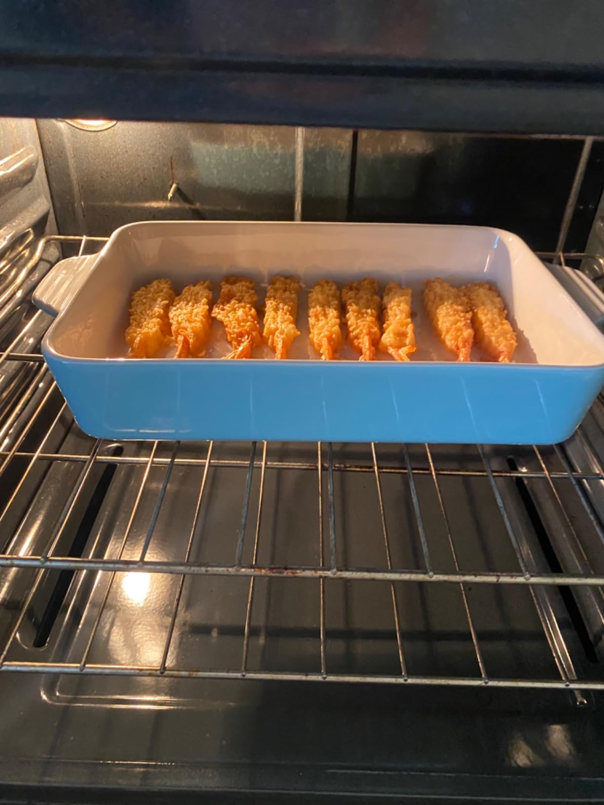 Ceramic Baking Casserole Dish with Handles, Large 9x13 inch Pan and Middle Baking Pan - Porcelain Serving Bakeware Set customer photo 1