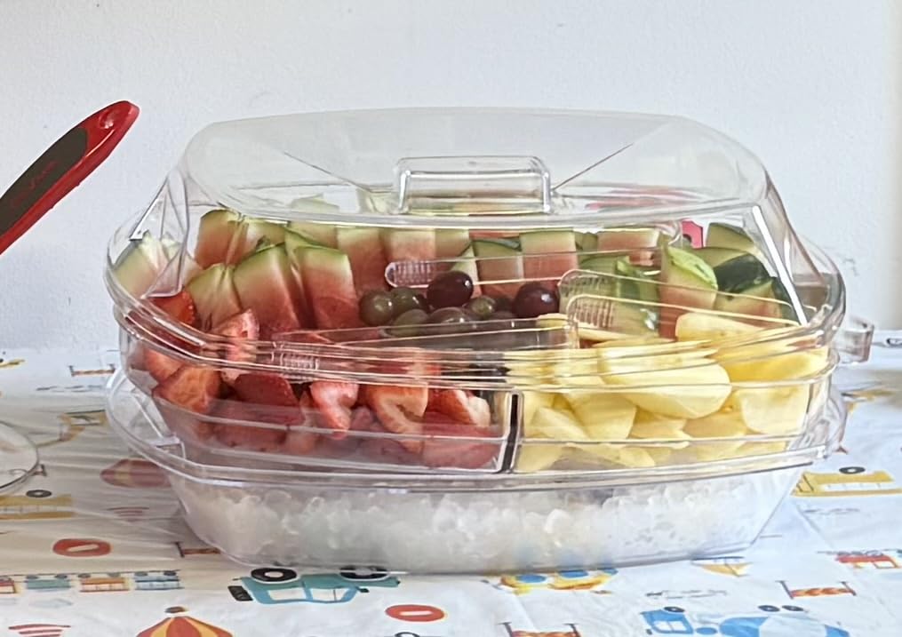 Premium Chilled Serving Tray for Parties - 15