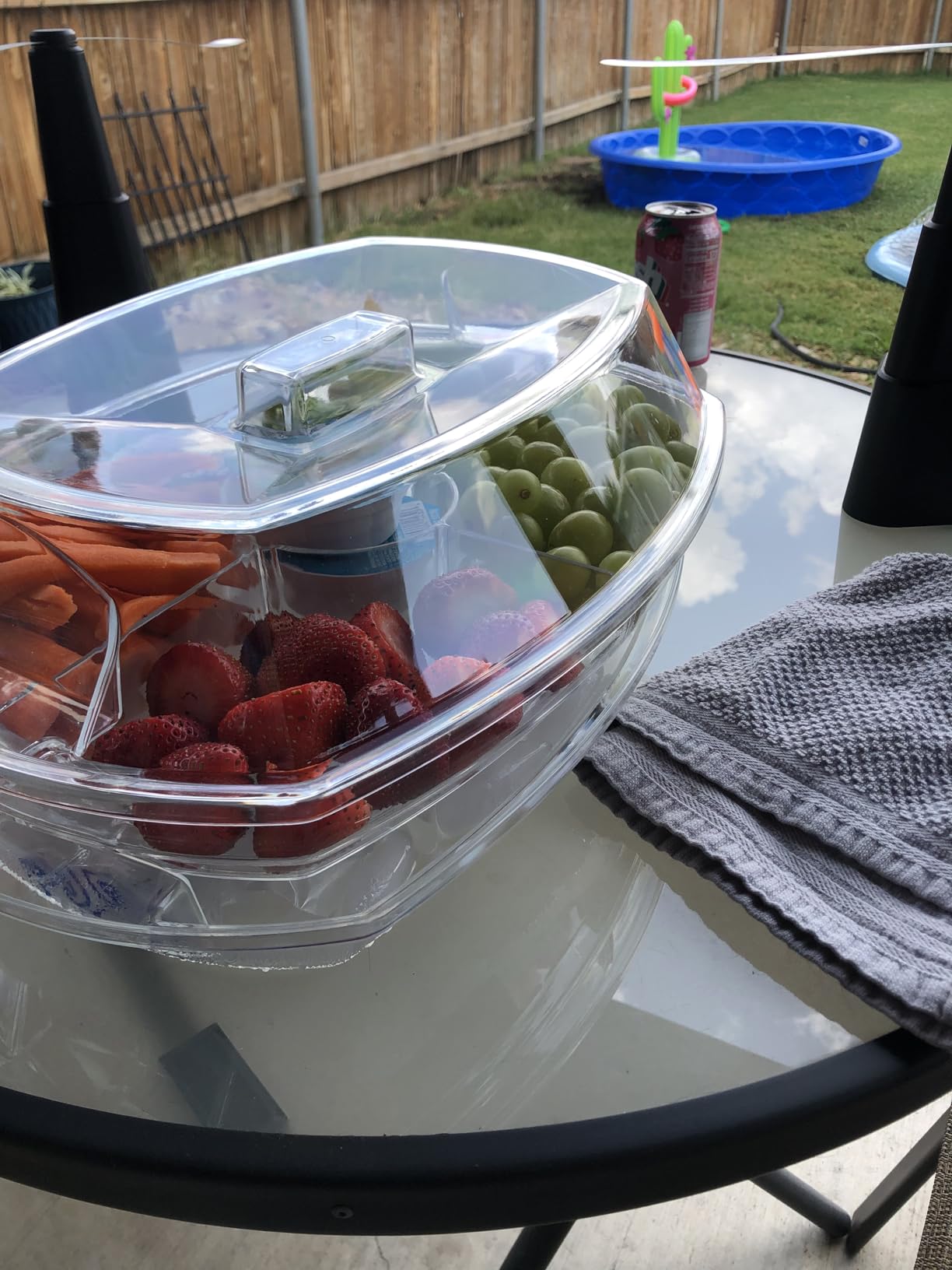 Premium Chilled Serving Tray for Parties - 15