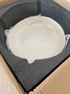 Artena Pasta Bowls, 50oz Large Salad Serving Bowls, 9.75'' Plates Bowls Set of 4, Big White Ceramic Soup Bowls for Kitchen, Embossment Shallow Dinner Bowl, Microwave Dishwasher Safe, Multiple Patterns customer photo 1