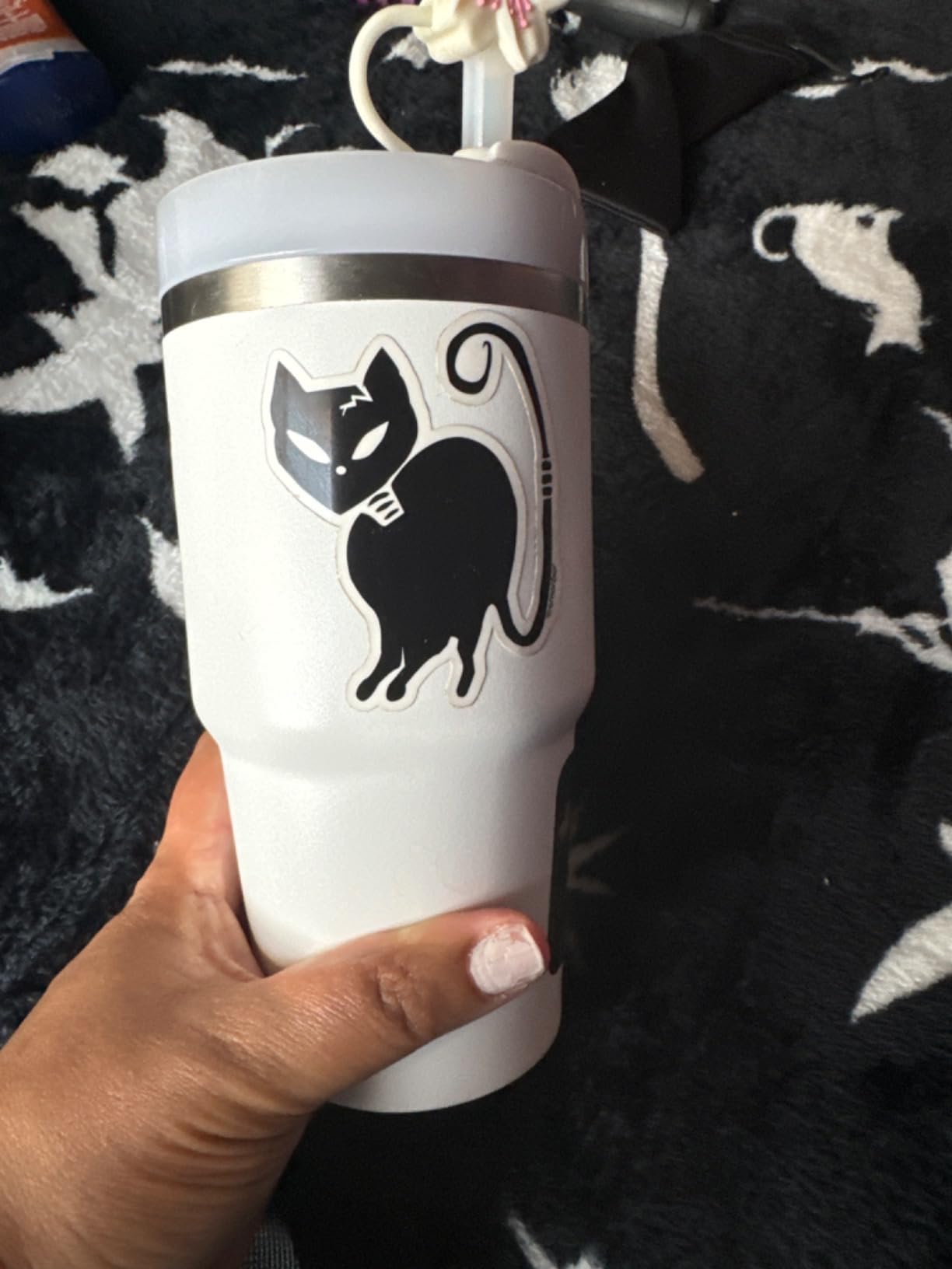 Stanley Quencher H2.0 Tumbler with Straw 20 oz | Flowstate 3-Position Lid | Cup Holder Compatible for Travel | Insulated Stainless Steel Cup | BPA-Free | Frost customer photo 1