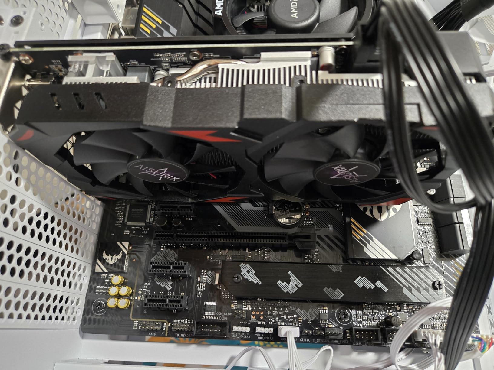 AISURIX RX 580 Graphics Card, 2048SP, Real 8GB, GDDR5, 256 Bit, Pc Gaming Video Card, 2XDP, HDMI, PCI Express 3.0 with Freeze Fan Stop for Desktop Computer Gaming Gpu customer photo 2