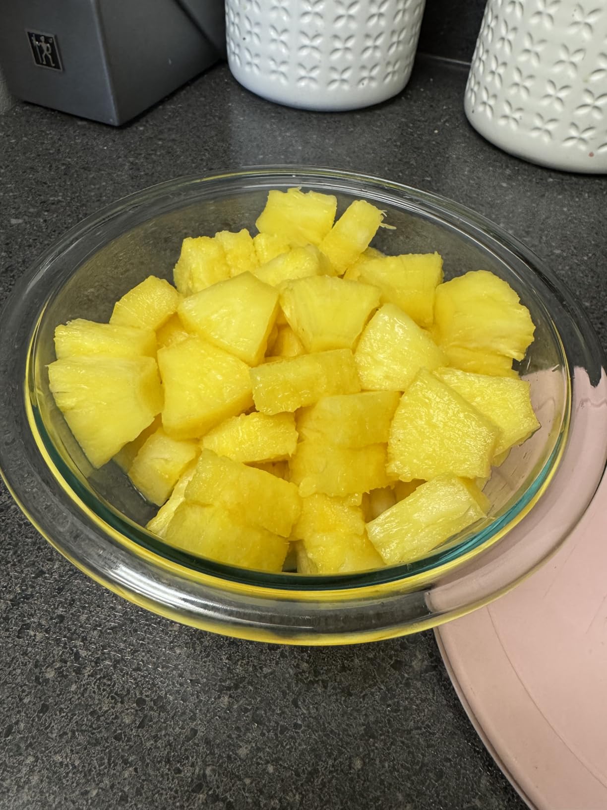 Pineapple Corer & Slicer Tool - Stainless Steel Pineapple Peeler, Easy Core Remover, Eye Removal Tool, Pelador De Pia (Yellow with Measure Marks) customer photo 1