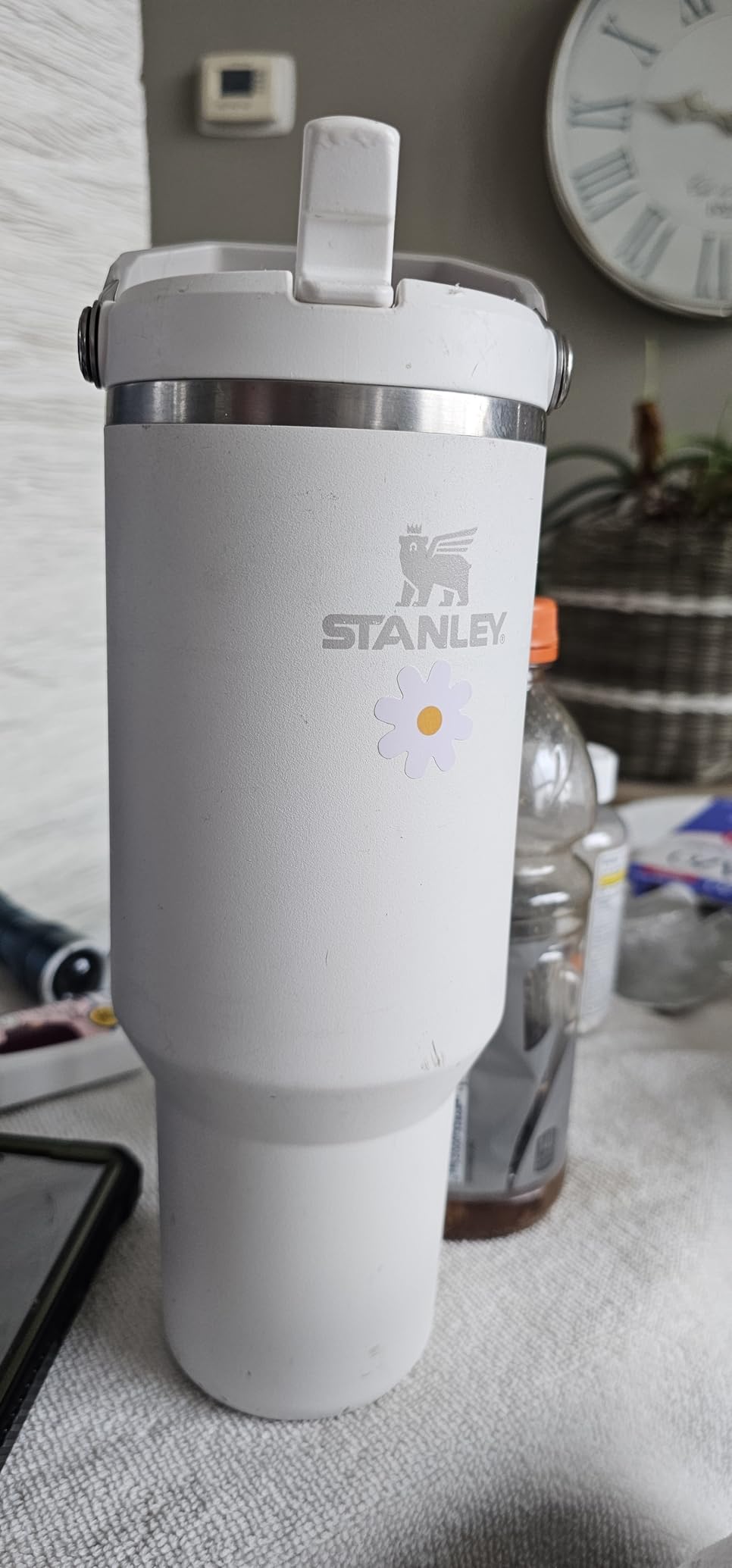 STANLEY Quick Flip GO Water Bottle 24 oz | Push Button Lid | Leakproof and Packable for Travel and Sports | Insulated Stainless Steel | BPA-Free | Lilac 2.0 customer photo 1