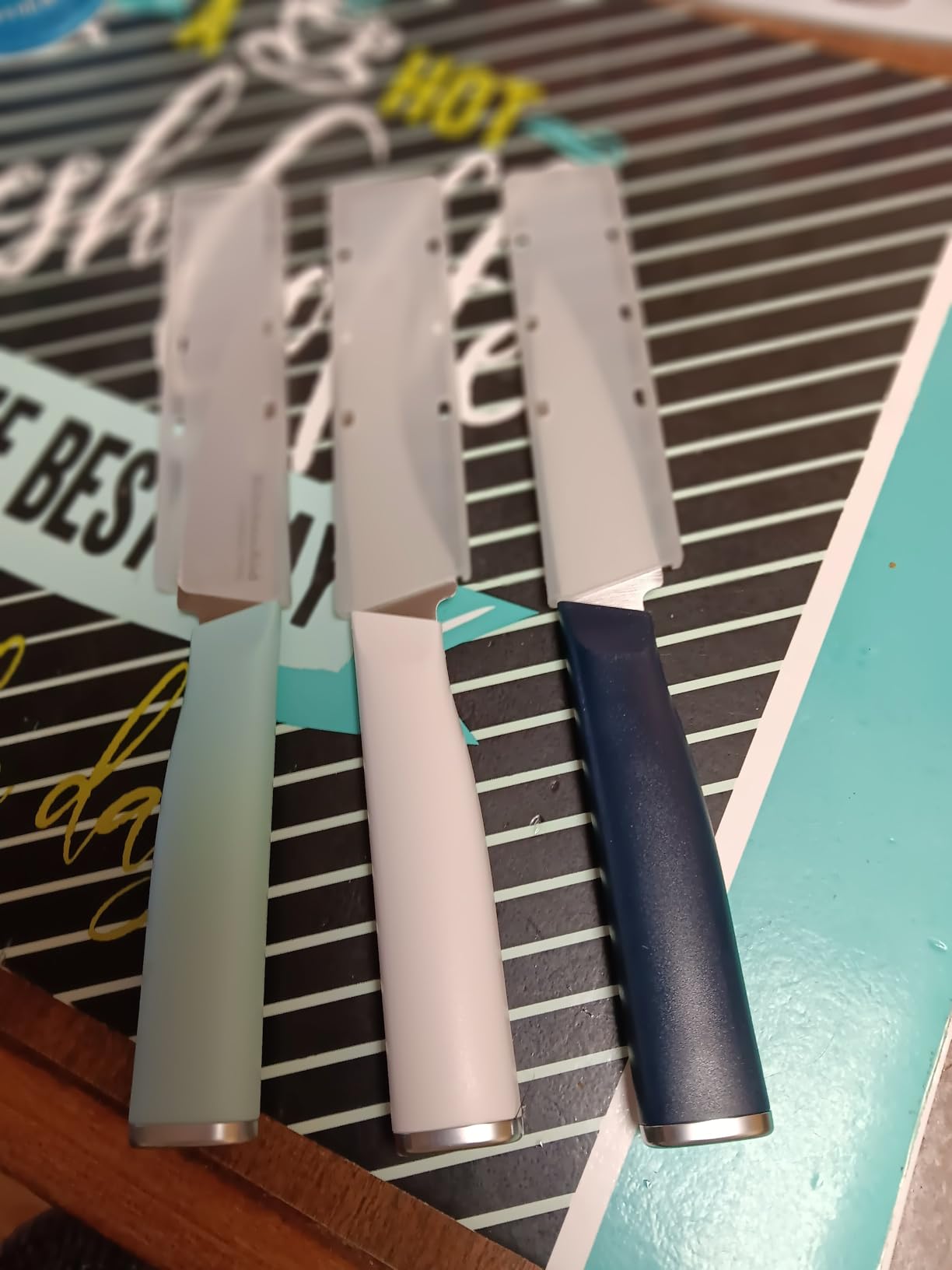 KitchenAid Paring Knife Set, High Carbon Stainless Steel, 3 Piece, Multicolor customer photo 1