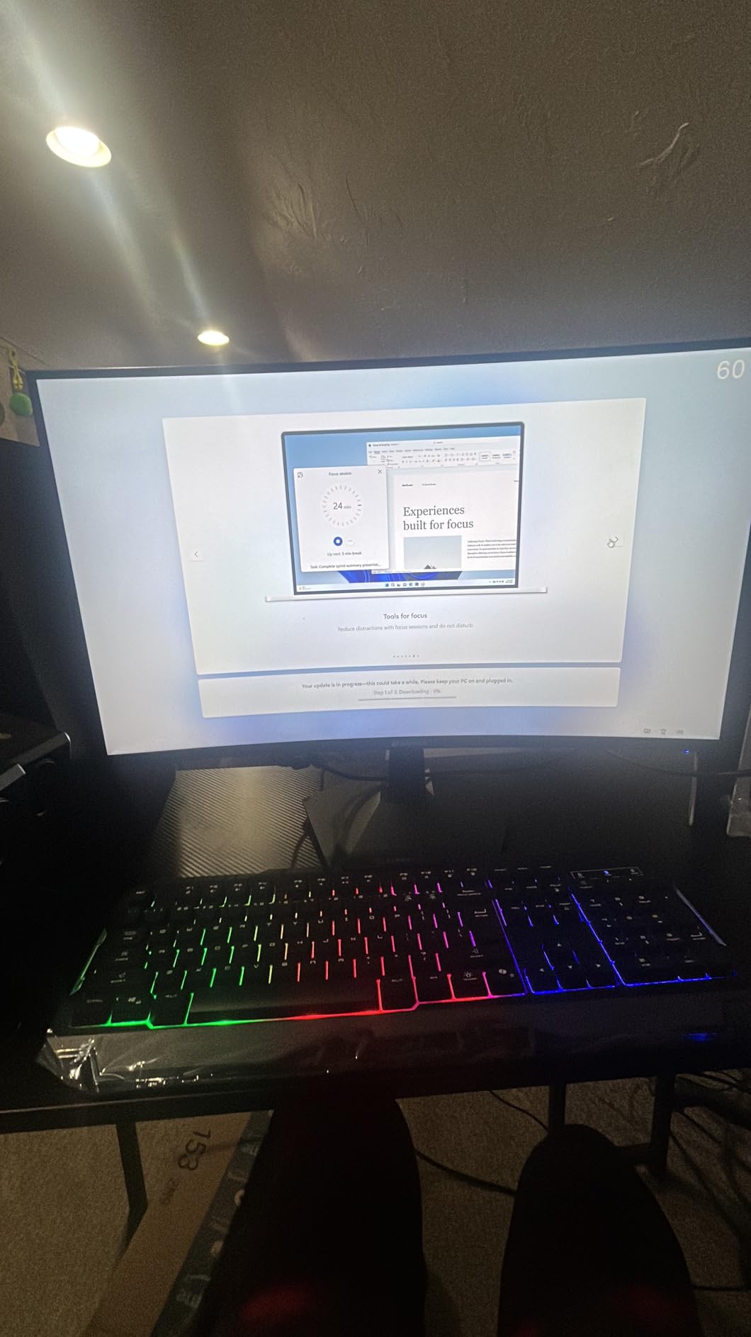 msi Codex R2 Gaming Desktop: Intel Core i5-14400F, Geforce RTX 4060, 16GB DDR5, 1TB m.2 NVMe SSD, 80+ Gold PSU, WiFi, Keyboard & Mouse, DIY Friendly, Windows 11 Home: A14NUC5-232US customer photo 2