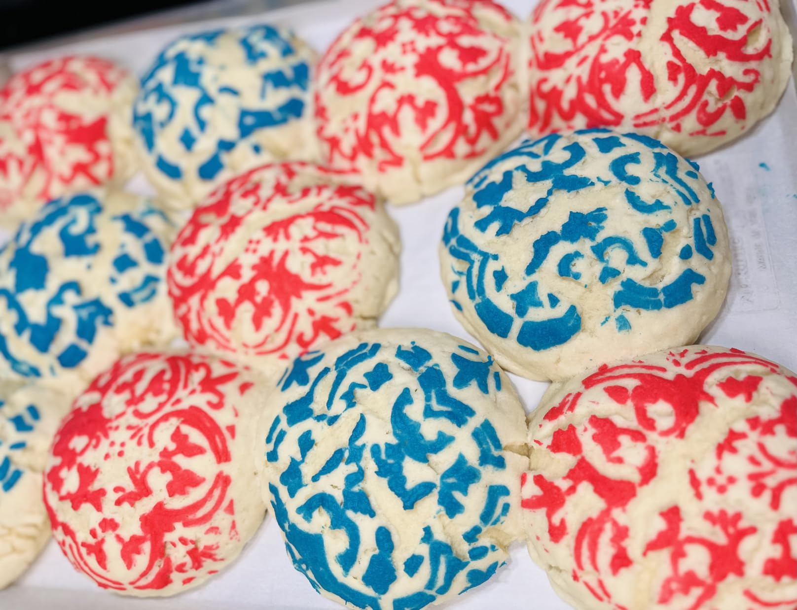9PCS Scroll Tile Cookies Stencils for Baking, Royal Icing, Sugar Cookie, Cards Decorating Tools customer photo 1