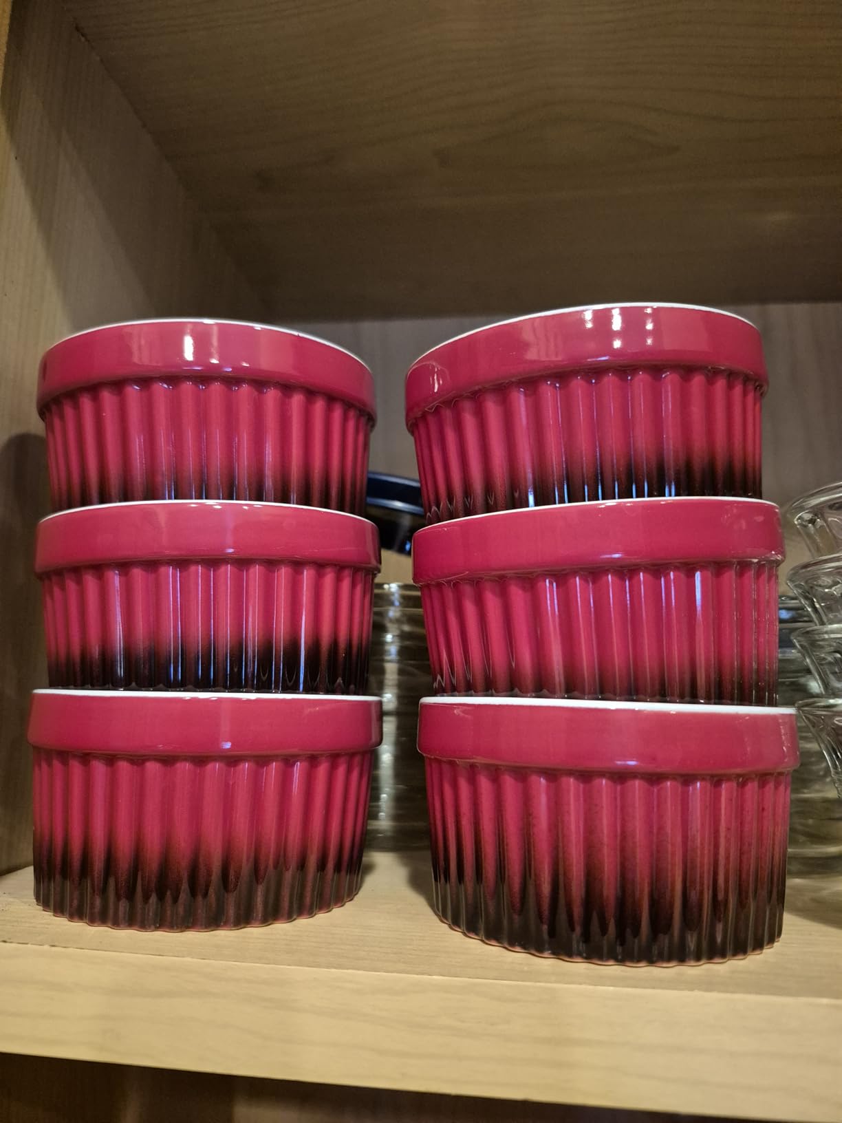 MALACASA Ramekins 6 oz Oven Safe, Porcelain Creme Brulee Ramekins Pudding Custard Cups Small Ceramic Souffle Dishes Ramakan Ramiken Ramicans Baking Bowls Set of 6, White, Series RAMEKIN-DISH customer photo 2
