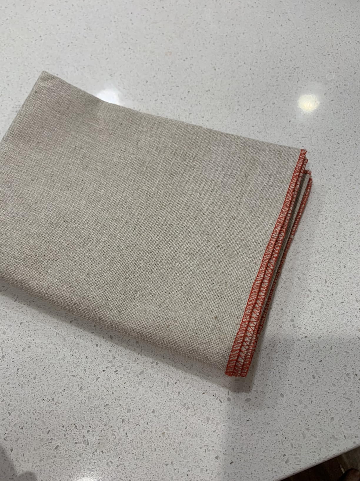 Heavy Duty Bakers Couche, 100% Natural Flax Linen 36''x26'' Bread Dough Proofing Cloth Thickened Couche 1Pack customer photo 1