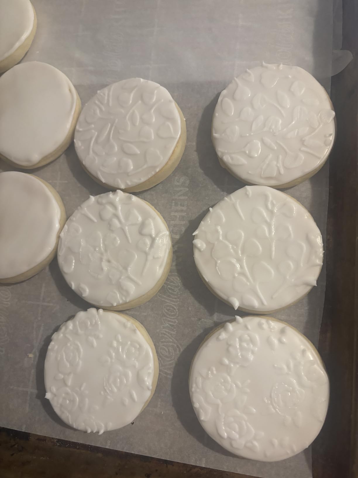 40 PCS Cookie Stencil Baking Stencils for Royal Icing Cookies Craft Painting Stencil for Cake Stencils Decorating Buttercream(5.5in) customer photo 1