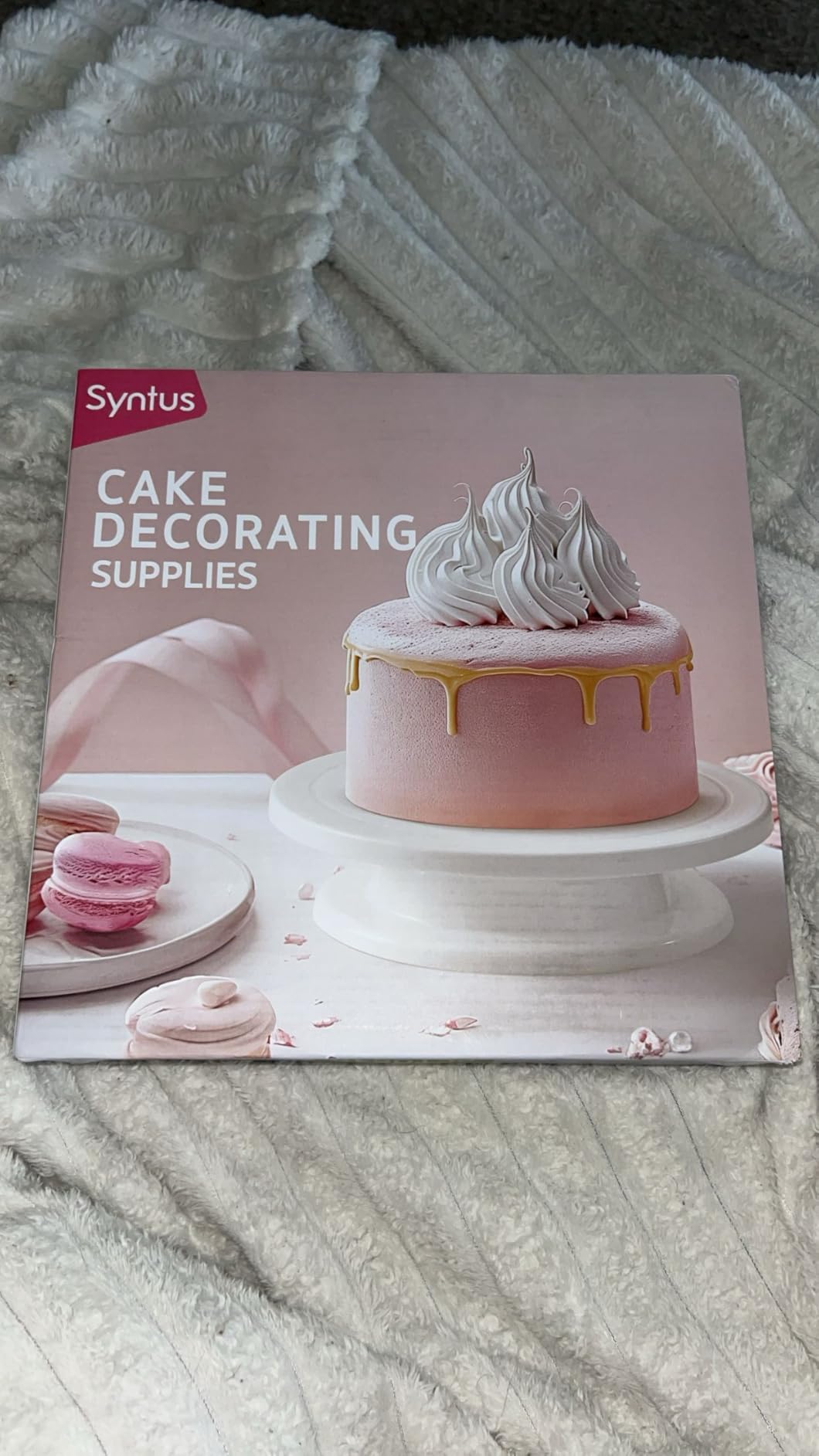 Syntus 65 PCs Cake Decorating Kit with Cake Stand Turntable, Cake Baking Supplies 30+1 Piping Bags, 24 Piping Tips, Offset & Straight Spatulas, 3 Scrapers, Leveler, 2 Couplers & 1 Tips Brush customer photo 2