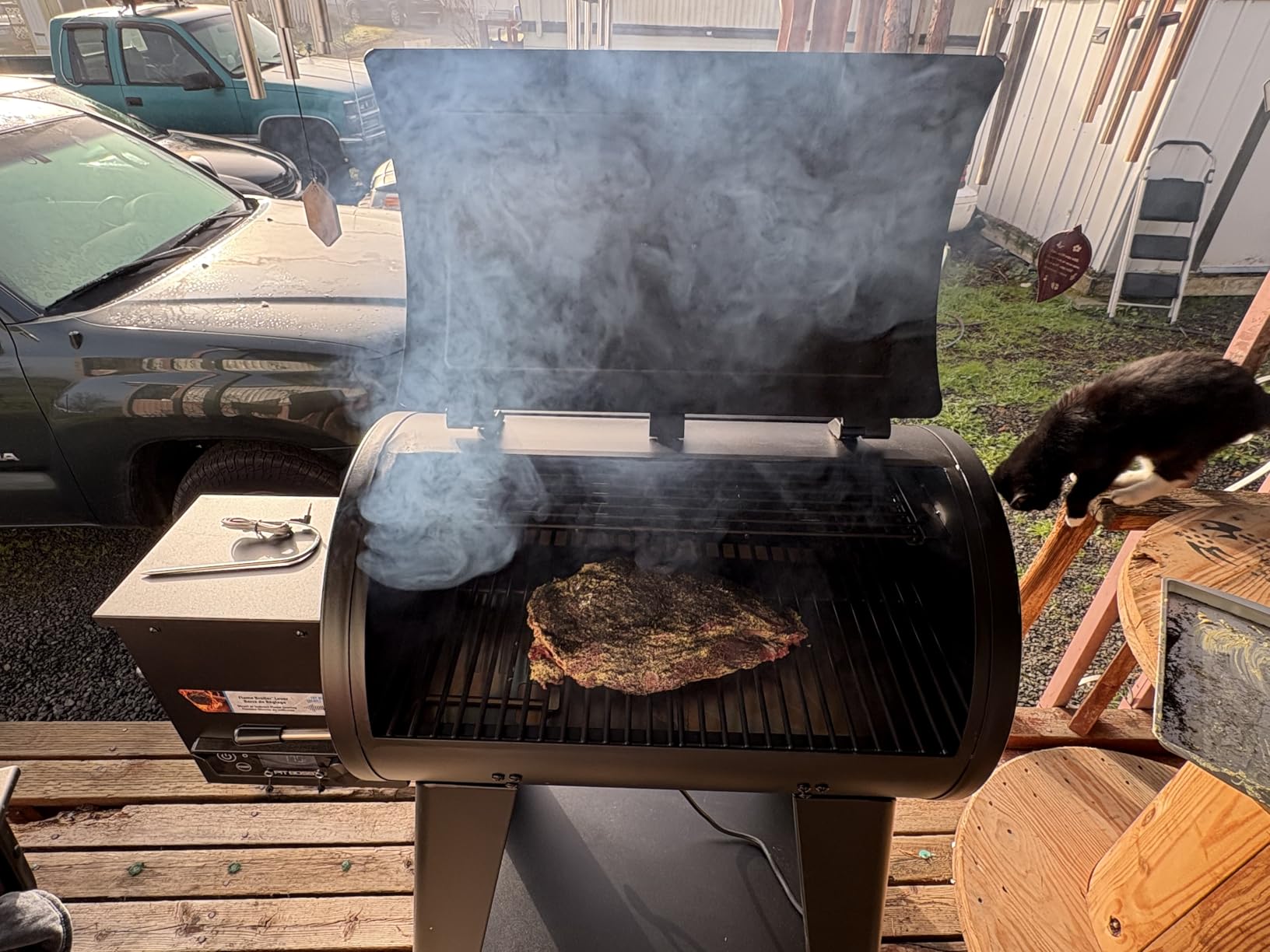 Pit Boss 500FB2 Pellet Grill, Matte Black - 11086 customer photo 2
