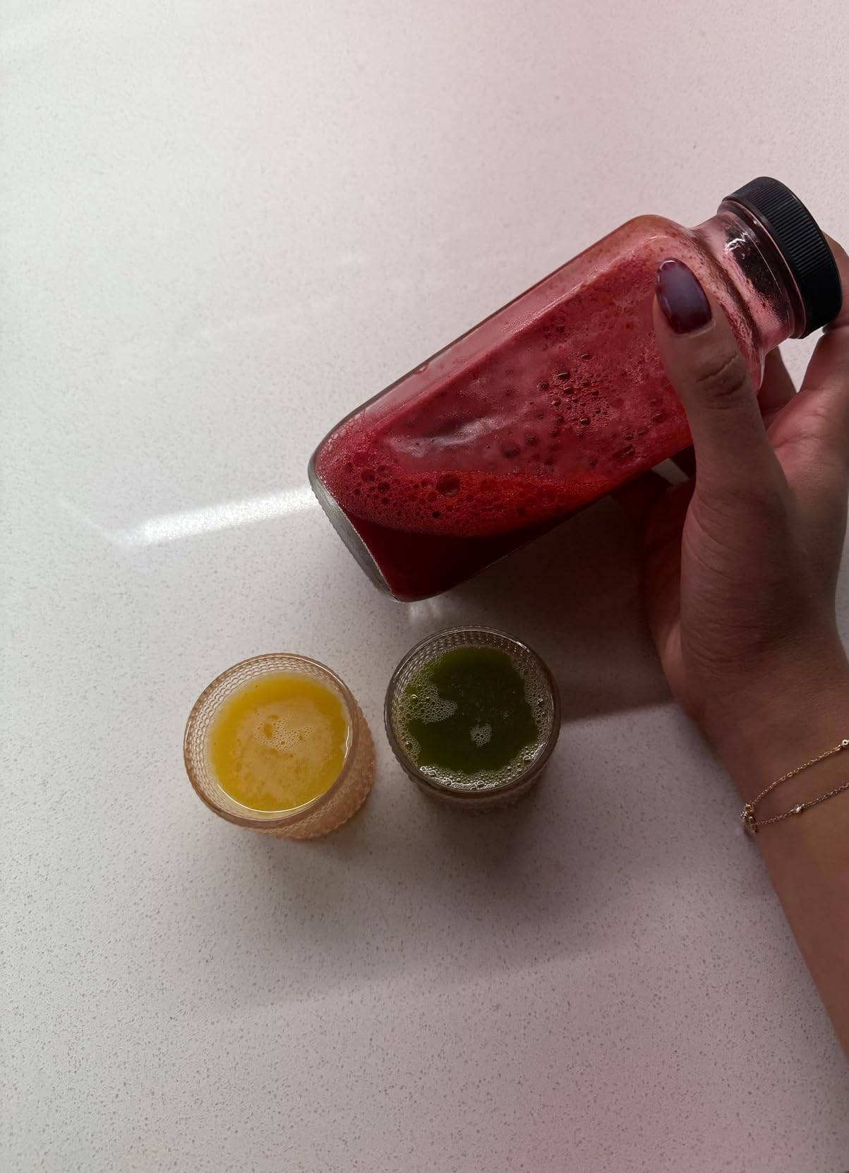 10 Pack 16oz Glass Juice Bottles with Lids - Reusable Juicing Bottles Glass Drinking Jars Containers with Airtight Lids & Cleaning Brush - Perfect for Juicing,Milk,Kombucha, and Storage customer photo 1