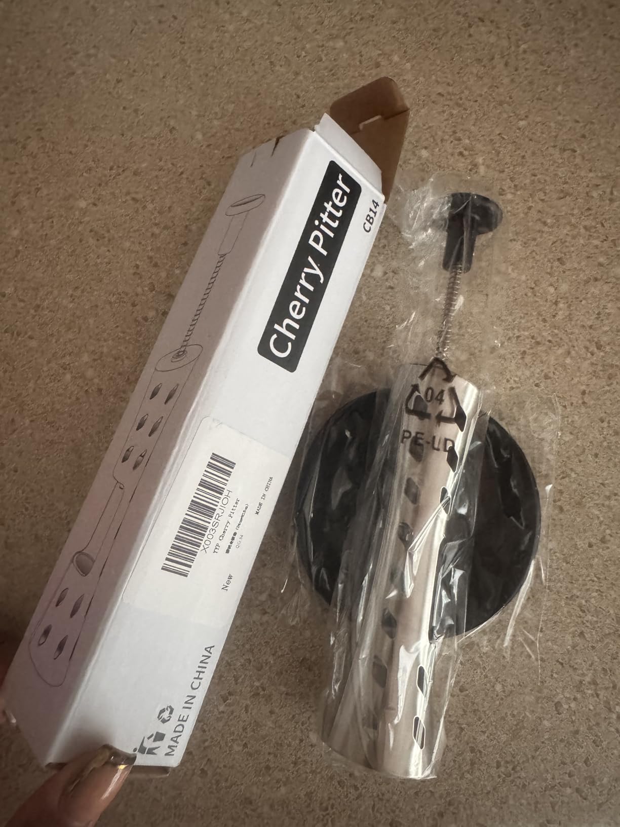 YYP Cherry Pitter Remover Tool - 304 Stainless Steel, Durable, Press Type for Effortless Cherry Seed Removal. Perfect Kitchen Tool for Coring and Deseeding Fruit Pits customer photo 1