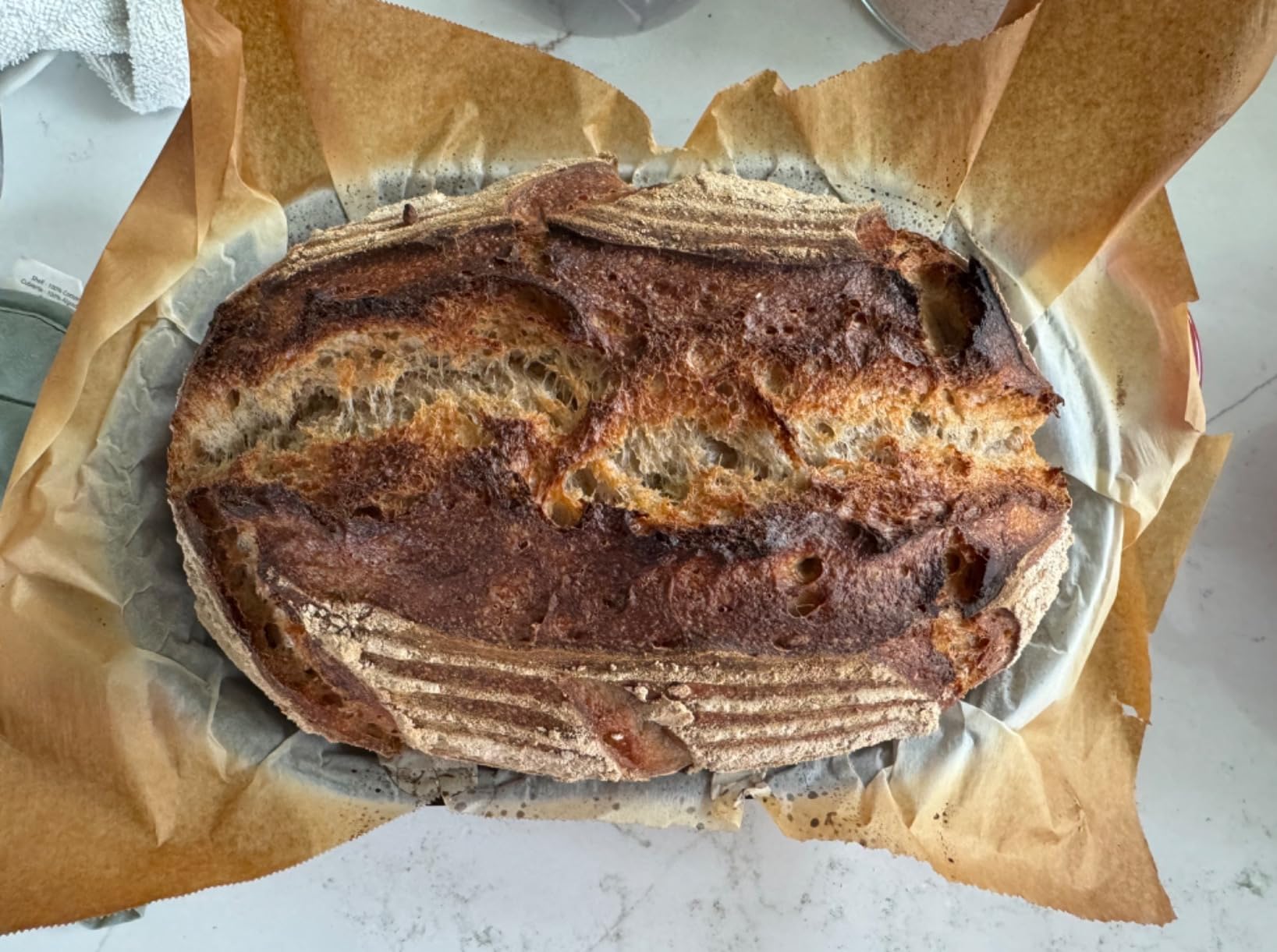 Enameled Cast Iron Bread Oven 2 Qt (Red), Non-Stick Single Loaf Cast Iron Bread Pan with Lid, Easy Homemade Sourdough Dutch Oven customer photo 1