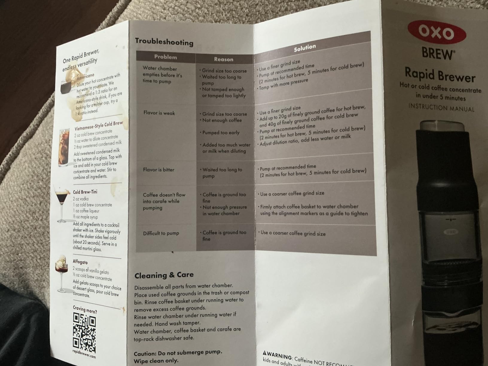 OXO Brew Rapid Brewer customer photo 2