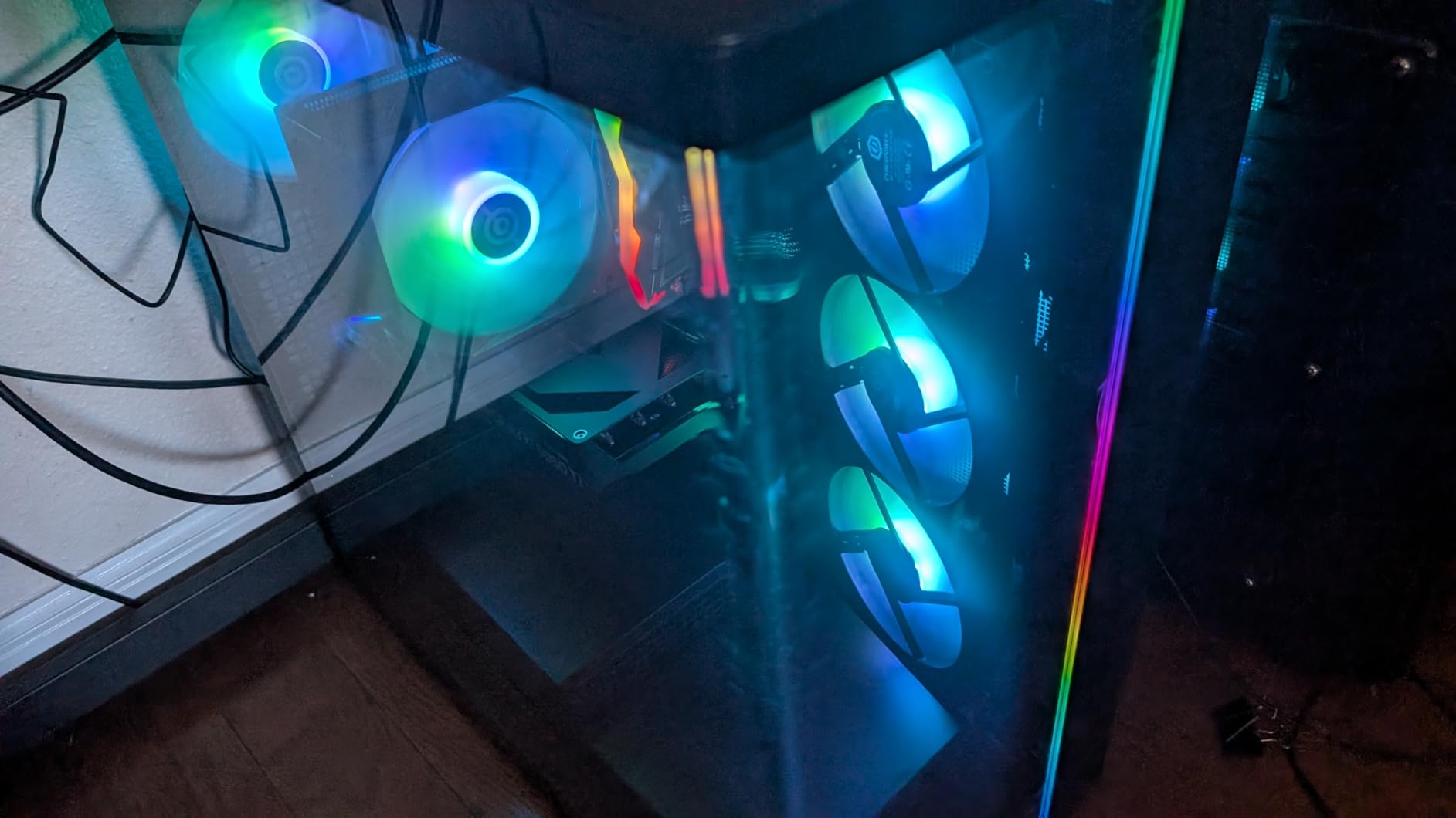 CYBERPOWERPC Gamer Master Gaming PC, AMD Ryzen 5 5500 3.6GHz, Radeon RX 6400 4GB, 16GB DDR4, 500GB PCIe Gen4 SSD, WiFi Ready & Windows 11 Home (GMA3100A) customer photo 1