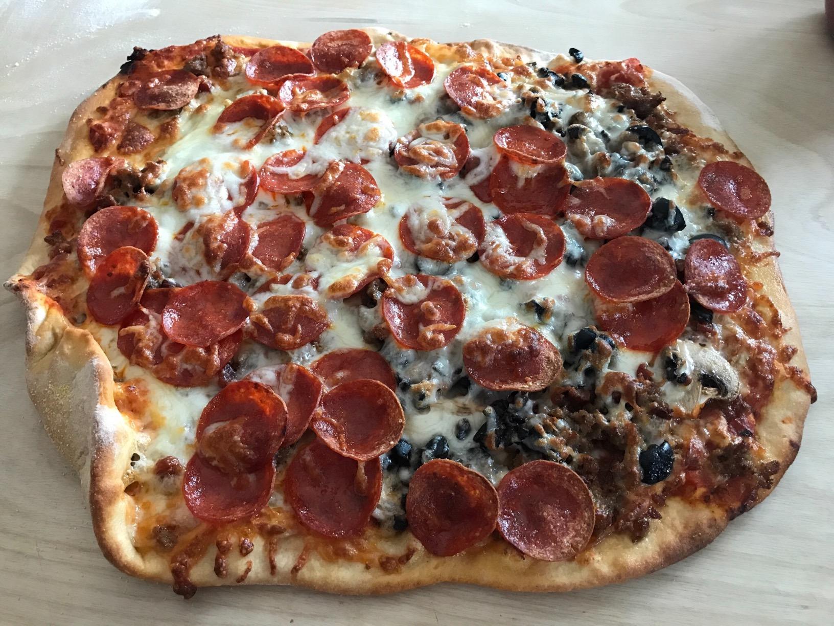 Large Pizza Stone for Oven - 15 x 12 inch Rectangular Pizza Stone for Grill, Even Heating for Perfect Crispy Crusts! Crack Resistant and Easy to Clean, Pizza Making Accessories customer photo 2