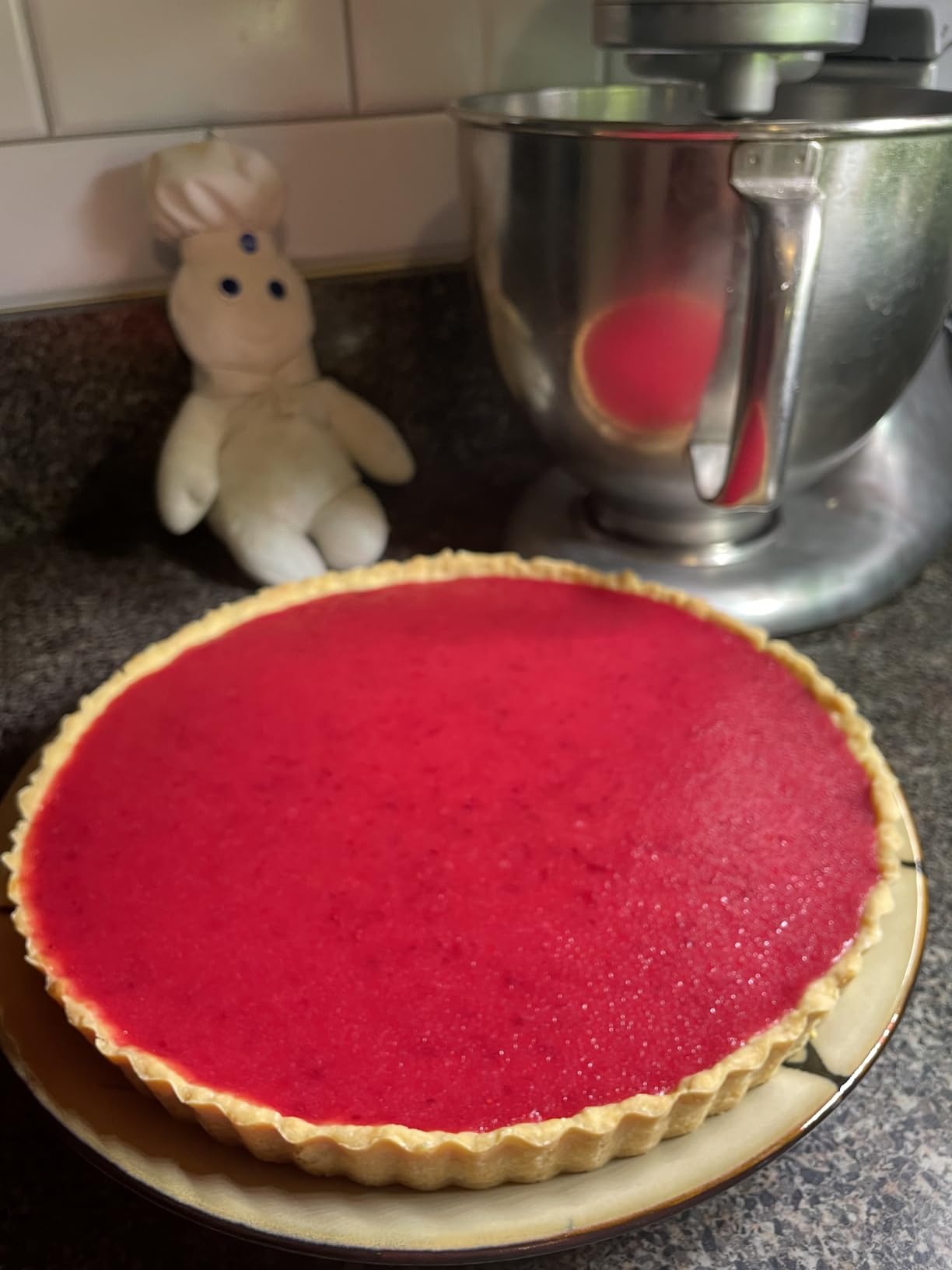 DATANYA Tart Pan 9 Inch with Removable Bottom, Non-Stick Carbon Steel Heavy Duty Pie Pan, Extra High 1.2 Inches customer photo 2
