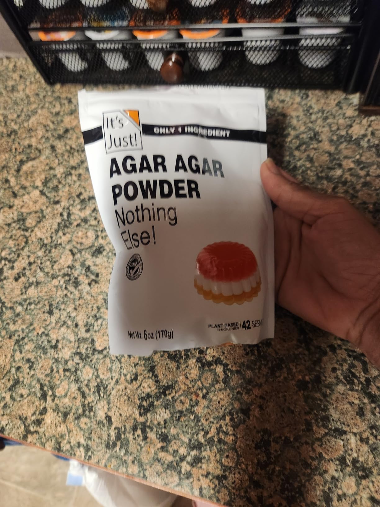 It's Just Agar Agar Powder - Vegan Gelatin Substitute, Plant Based, Non-GMO, Unflavored - 6oz customer photo 2