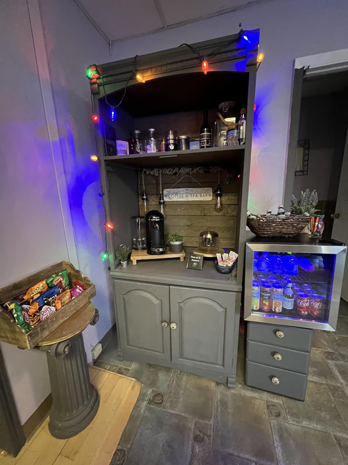 Antarctic Star 18L Beverage Refrigerator Cooler 24Can, Mini Fridge with Quiet Compressor, LED Light, Freestanding Small Fridge with Electronic Temperature Control for Home and Bar (40-61 F) customer photo 2