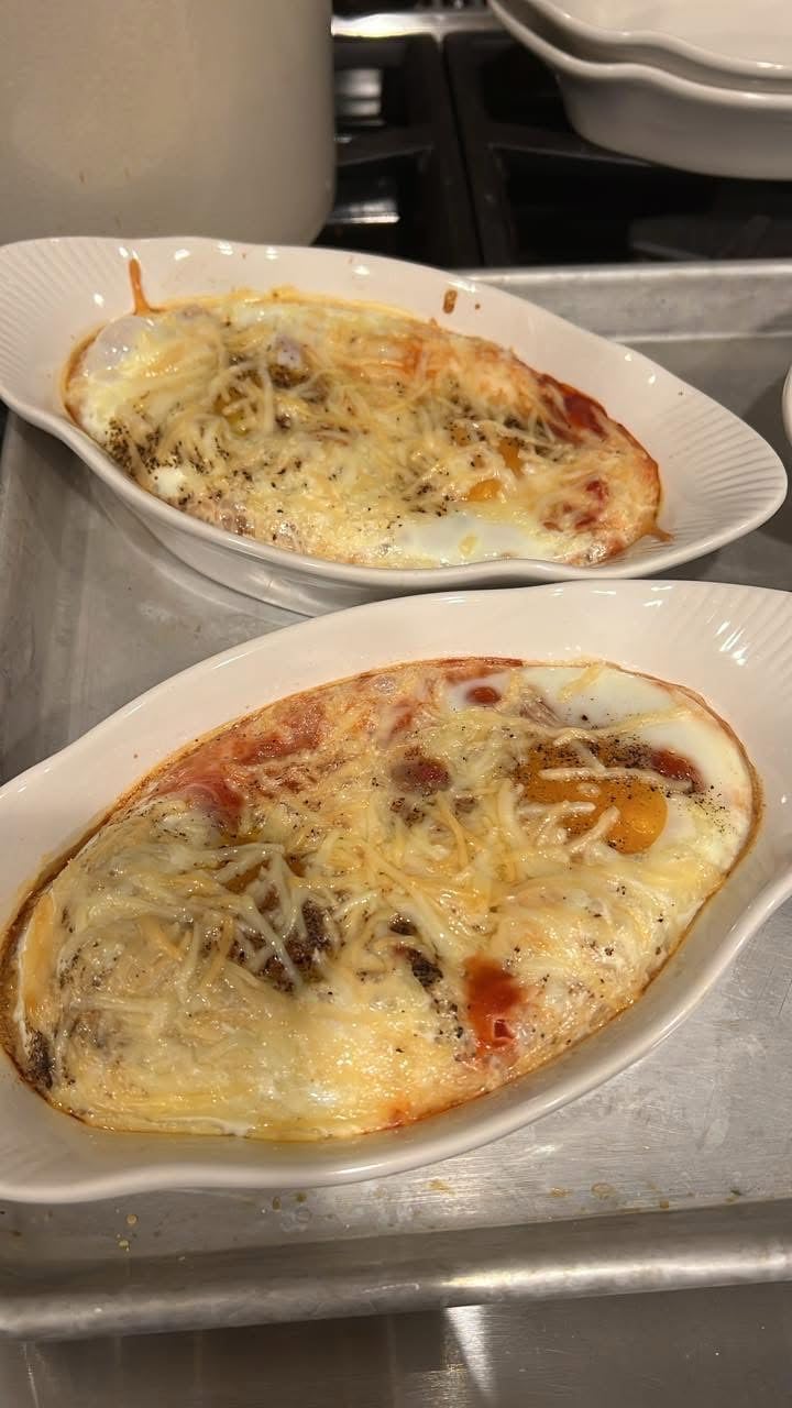 Au Gratin Baking Dishes, Ceramic, by Kook, for Casseroles, Lasagna & Cobblers, Individual Serving, Set of 2 customer photo 2