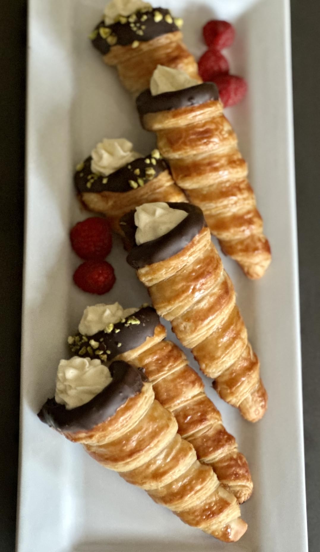 12pcs Cream Horn Molds, Stainless Steel Cannoli Forms Tubes Kits, Baking Cones, Roll Horn Forms, Non-stick Baking Molds for Danish Pastry Lady Lock Form, Cream Roll, Croissant customer photo 2