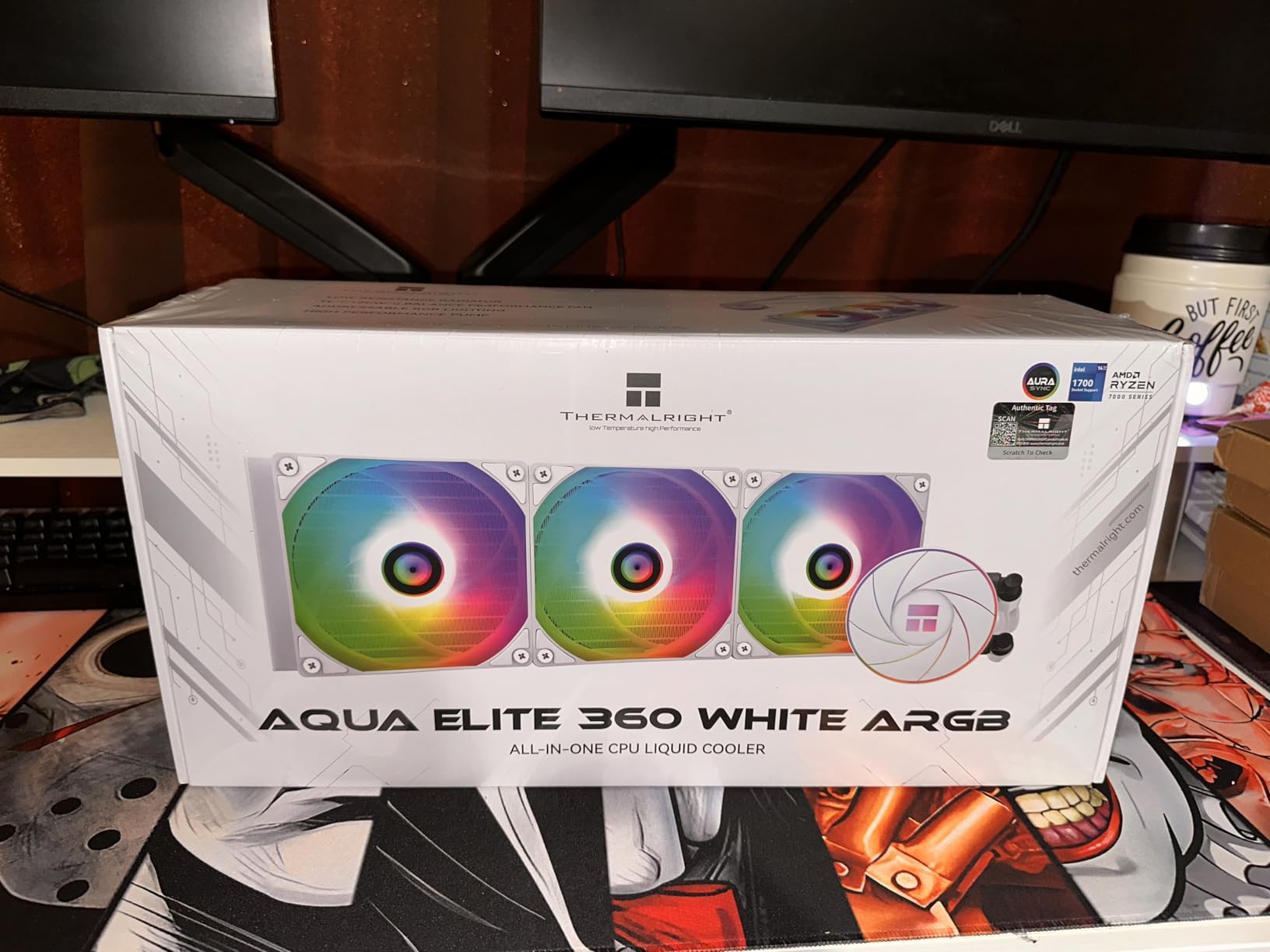 Thermalright Aqua Elite 360 ARGB Liquid CPU Cooler, 360 AIO Cooling Row Size, 3 x 120mm PWM Fans, Computer CPU Cooler,for AMD:AM4/AM5, Intel LGA1851/1150/1151/1200/2011/ 1700 customer photo 2