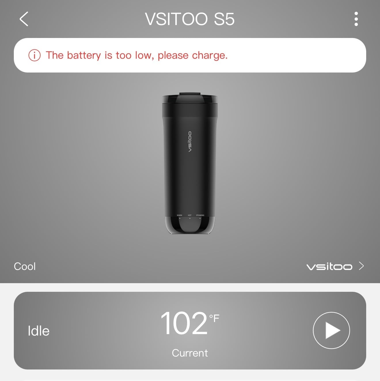 VSITOO S5 heated travel mug,16oz, Auto-Sensing AI Heats Drinks To 120-150°F Hands-Free. Temperature Control for All Cars, Perfect for Home/Office/Travel/Outdoor, Ideal Gift for Coffee Lovers - Black customer photo 2