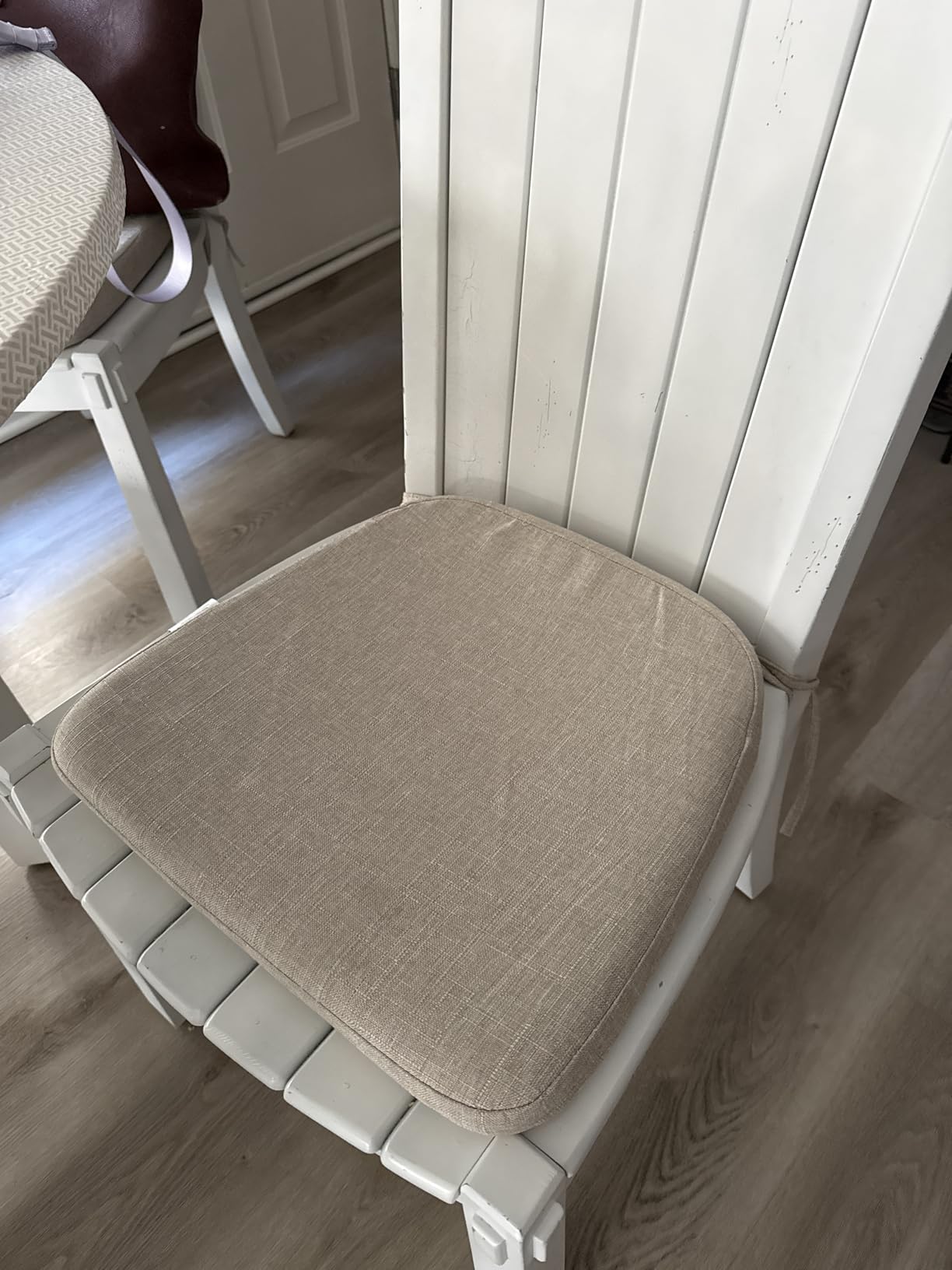 Chair Cushions for Dining Chairs Set of 4, Non Slip Kitchen Chair Pads, 17