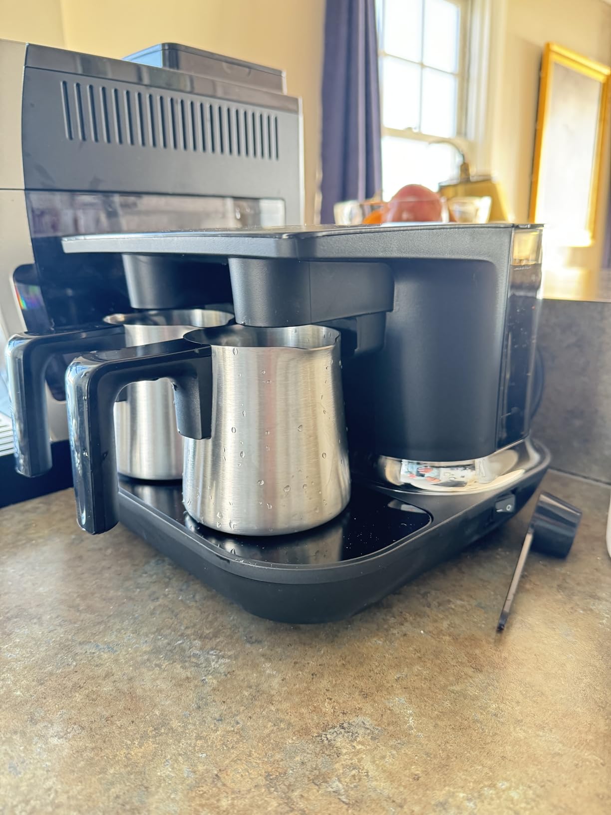 Beko Automatic Turkish Coffee Maker | 6-Cup Turkish Greek Coffee Machine with Anti-Spill Sensor, Fast Brewing, UL Certified, Matte Black, 120V, Induction, Water tank, sensor cook technology customer photo 1