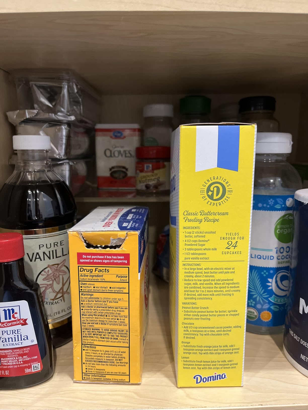 Clear Cabinet Shelf Organizers, 2 Pack Shelf Risers Kitchen Cabinets, Spice Rack for Dishes, Soda Cans and Cup（11.8 x 4.72 x 4.72 Inch） customer photo 1