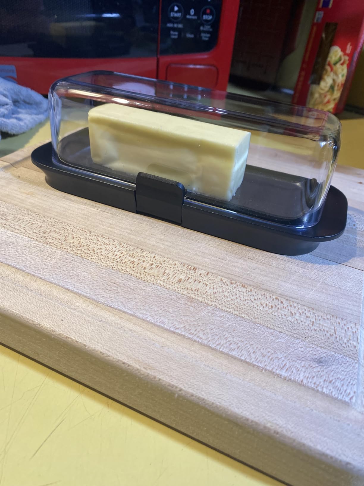 Pisol Butter Dish with Lid for Countertop and Refrigerator Door Shelf, Airtight Butter Keeper Container, Butter Holder for East/West Coast Butter, BPA-free, Microwave/Dishwasher Safe customer photo 2