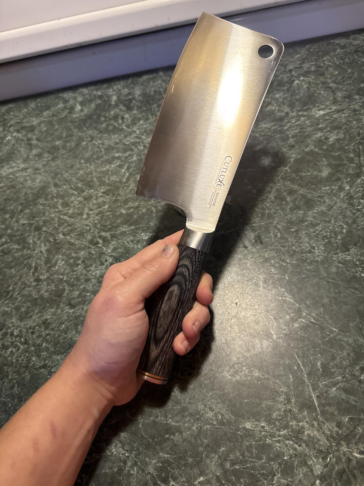 Cutluxe Meat Cleaver Knife - Ultra Sharp 7
