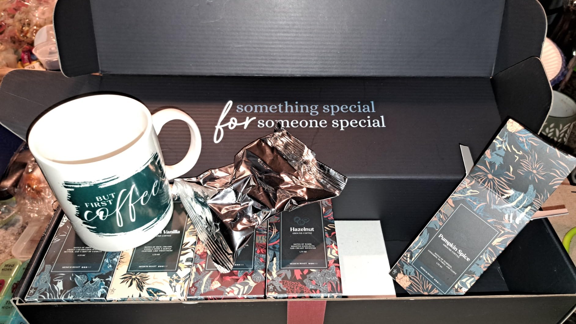 Coffee Gifts Set For Women & Men - Includes 5 Ground Coffee Flavors and Mug - Unique Christmas Gift Set for Women and Men customer photo 2