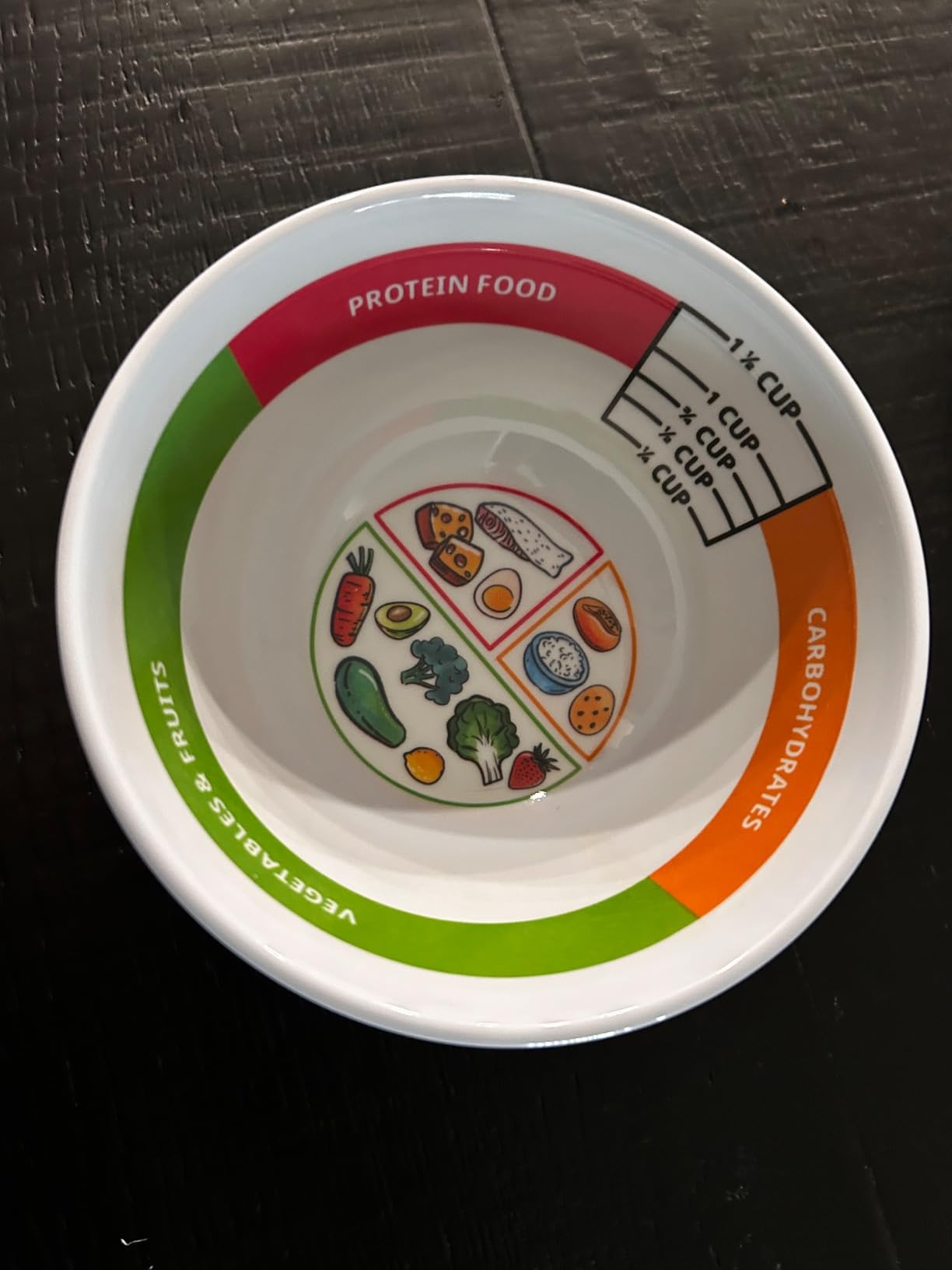 4 Pcs Portion Control Plates & Bowls Set (9 Inch), Self-Measuring for Weight Loss, Gastric Bypass, LapBand, Diabetes, & Healthy Diets, Divided Nutrition Plates for Adults & Children customer photo 2