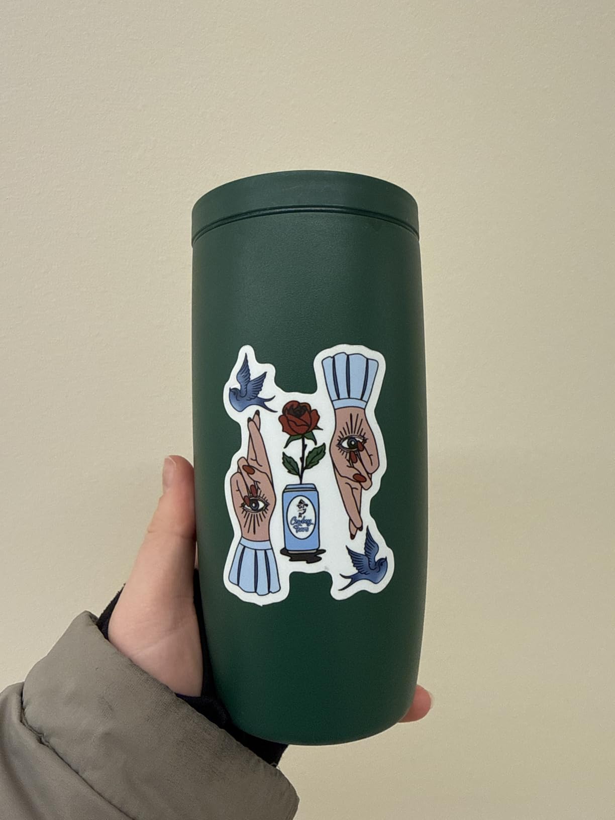 Simple Modern Travel Coffee Mug Tumbler with 360 Degree Lid | Ceramic-Lined | 16oz | Lavender Mist customer photo 2