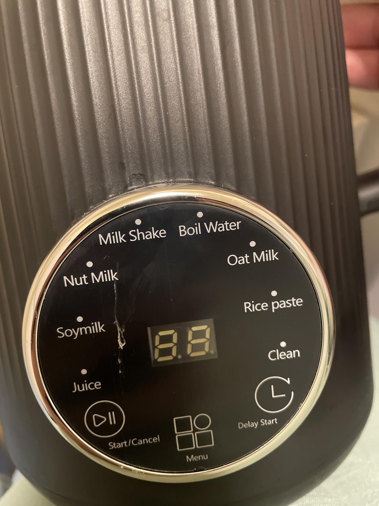 32oz Automatic Soy Machine for Homemade Almond, Oat, Coconut, Soy, Plant Based Milks and Non Dairy Beverages with Delay Start/Keep Warm/Self-Cleaning/Boil Water, Black customer photo 1
