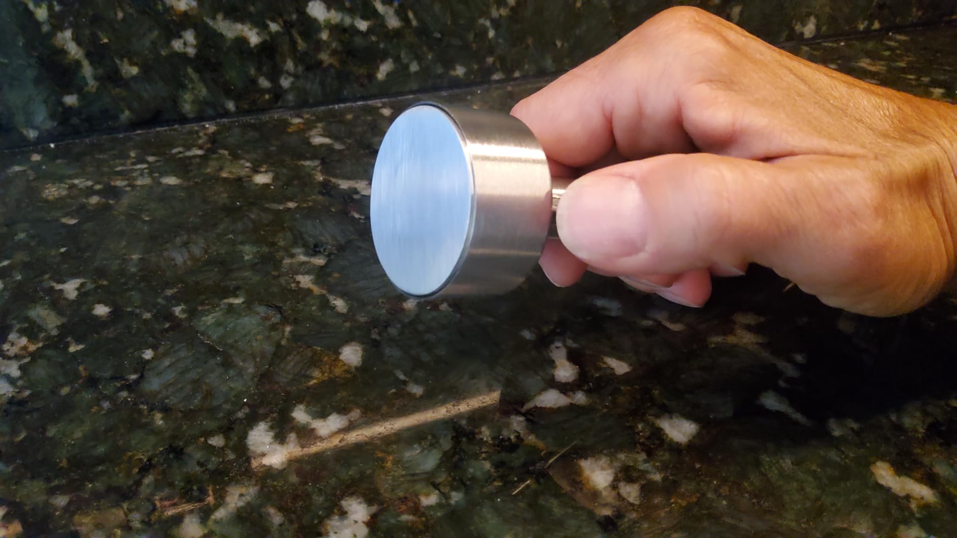 Falafel Scoop Maker, Stainless Steel Falafel Press Mold, Easy to Use and Clean, Non-Stick Meatball Press, Scoops, Middle Eastern Kitchen Tool (4cm) customer photo 1