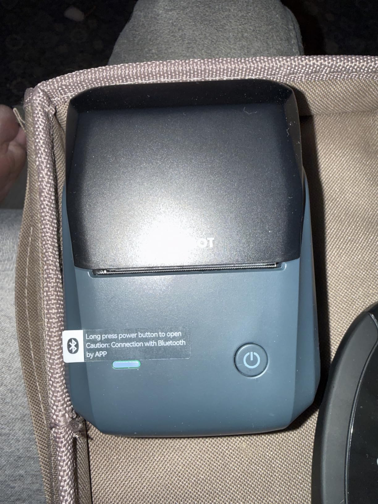 NIIMBOT B1 Label Maker Machine, Thermal Label Printer Easy to Use for Office, Home, Business, Came with 3 Roll White Labels(Blue) customer photo 1