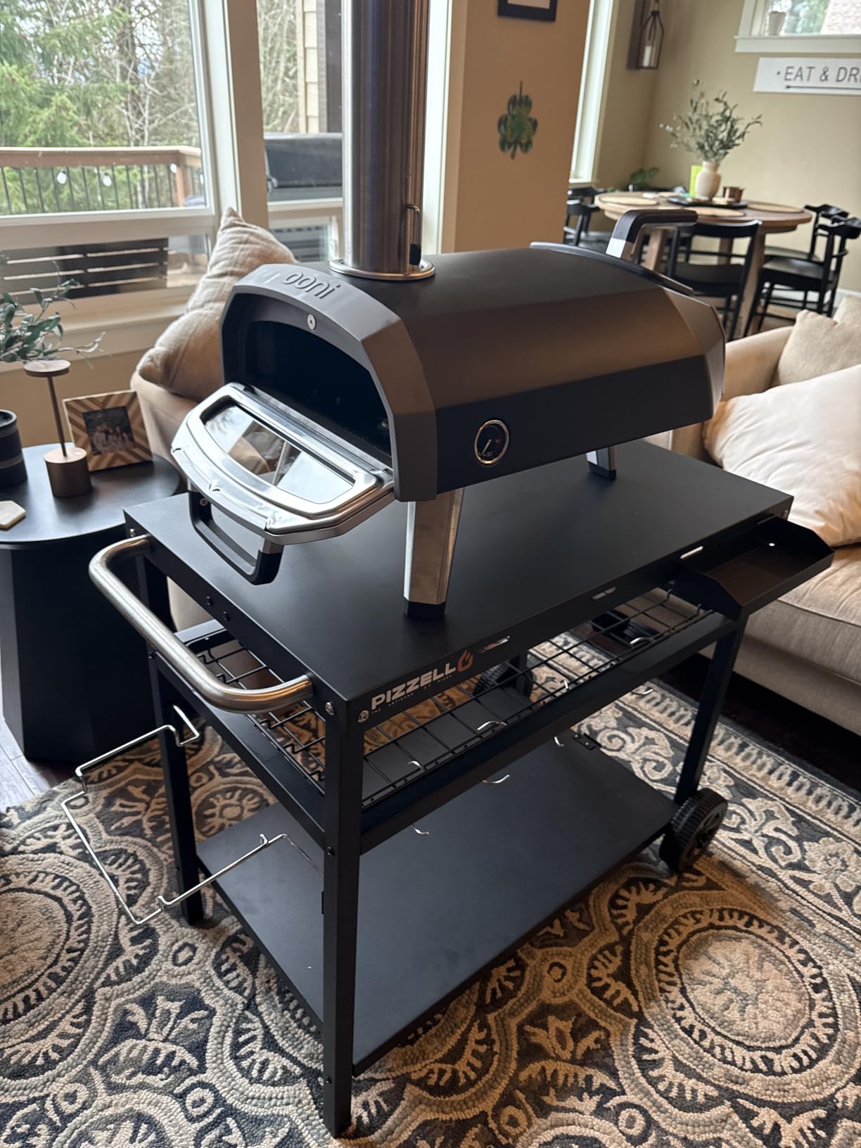 Ooni Karu 2 Multi-Fuel Outdoor Pizza Oven - Wood and Gas Outdoor Pizza Oven with Pizza Stone & Integrated Thermometer, Pizza Oven Outdoor, Dual Fuel 12 Inch Pizza Maker, Outdoor Cooking Grill customer photo 1