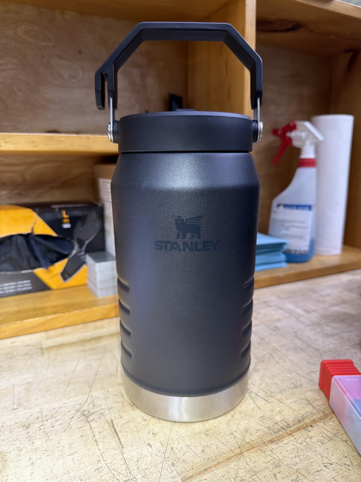 STANLEY IceFlow 2.0 Flip Straw Jug with Handle 40 oz | Twist On Lid and Flip Up Straw | Leakproof for Travel and Sports | Insulated Stainless Steel | BPA-Free | Black 2.0 customer photo 2