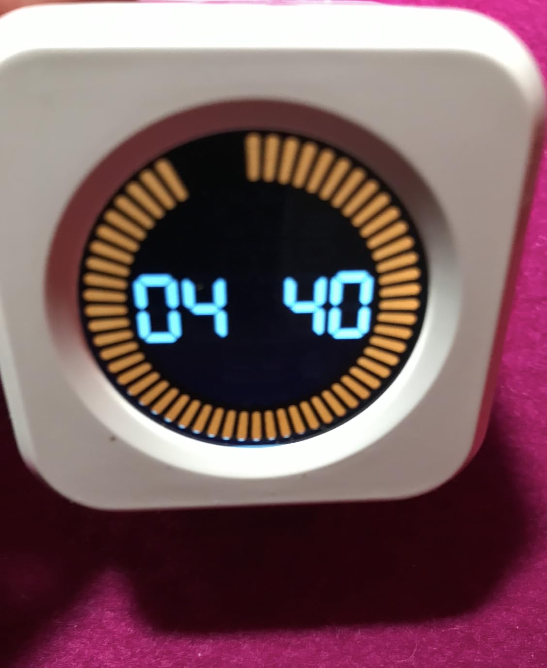 KADAMS Pomodoro Cube Timer Productivity Visual Timer - 5/10/25/50 Min Rotating Countdown (1 Black) customer photo 1