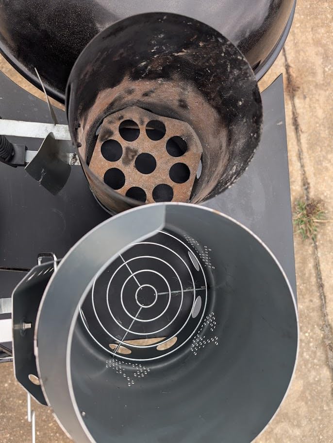 onlyfire Heavy Duty Deluxe BBQ Chimney Starter, Stainless Steel Charcoal Chimney Starter for Charcoal Grills Barbecue Fire Starter with Heat Shield & Stay-Cool Handle Easy to Use Grill Tool customer photo 2