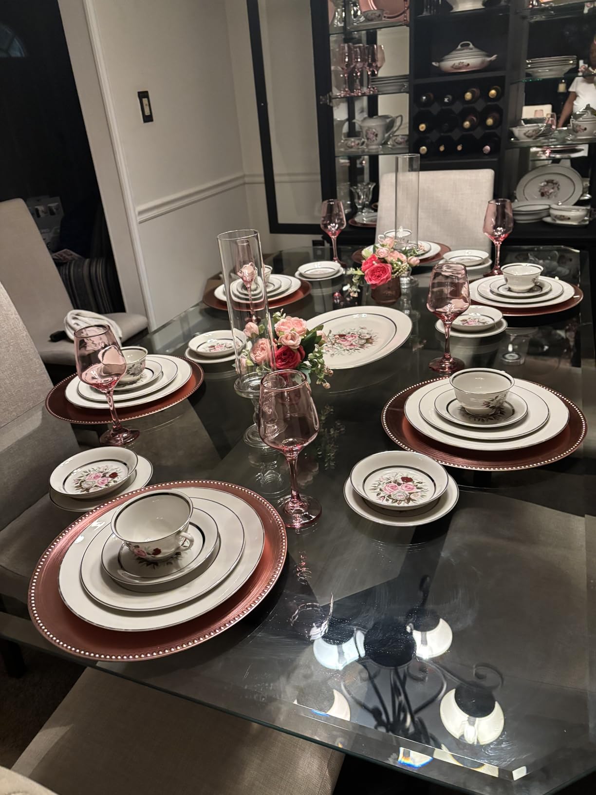 Wine Glasses Set of 6, 12oz Classic Stemmed Glasses, Thick & Clear, Dishwasher Safe Stemware for Red or White customer photo 1