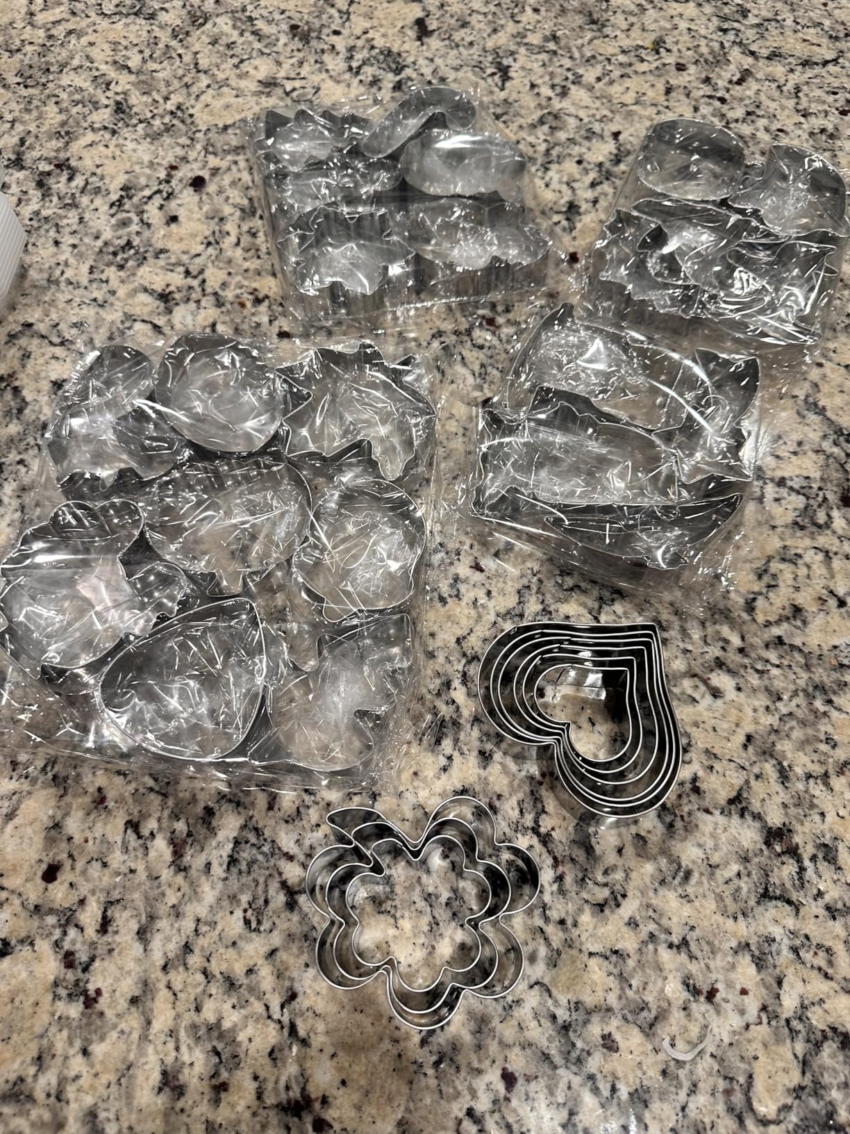 Maxdot Set of 44 Seasonal Cookie Cutters, Valentines Day Stainless Steel Molds Cookie Cutters for Valentines, Galentines, Easter, Summer, Halloween, Christmas, 4th of July, Holiday, All Seasons customer photo 2