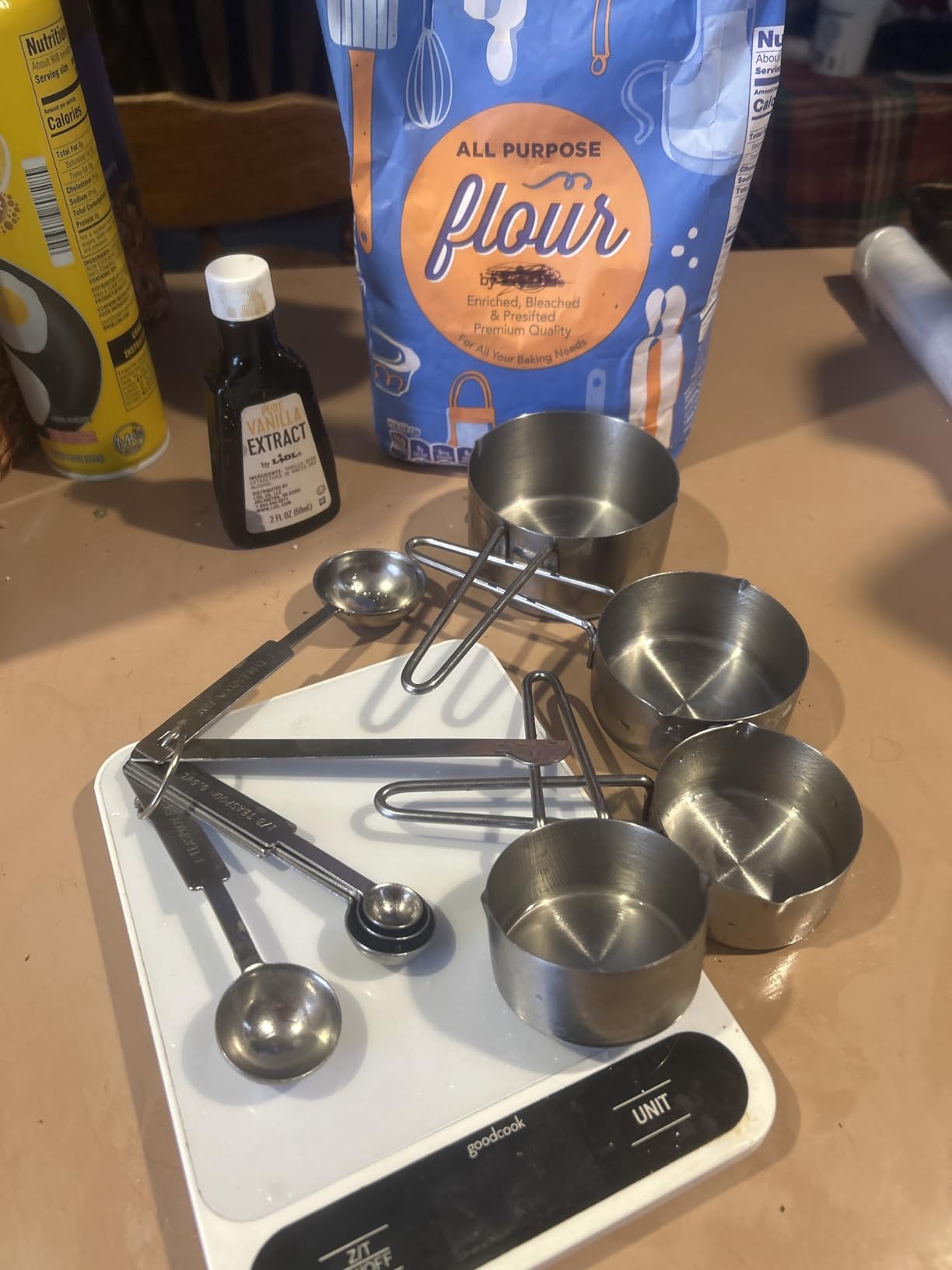 10-Piece Stainless Steel Measuring Cups and Spoons Set for Home Baking Essentials, Dishwasher Safe Kitchen Tools customer photo 1