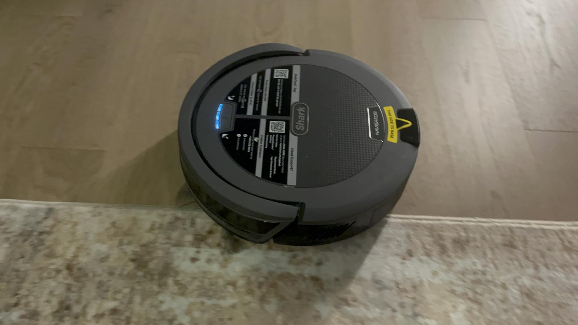 Shark Navigator Robot Vacuum with Bagless 30-Day Capacity Self-Empty Base, Powerful Suction, SmartPath Navigation, Self-Cleaning Brushroll, for Carpets & Hard Floors, White, AV2110S customer photo 2